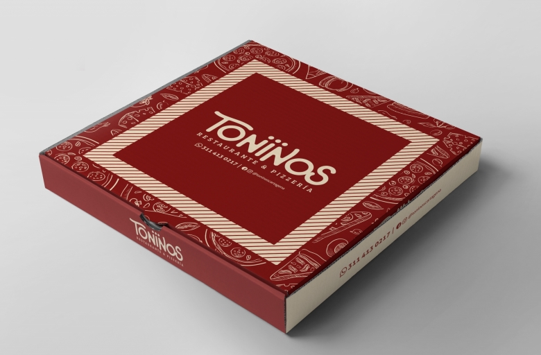 Toninos caja para pizzas
