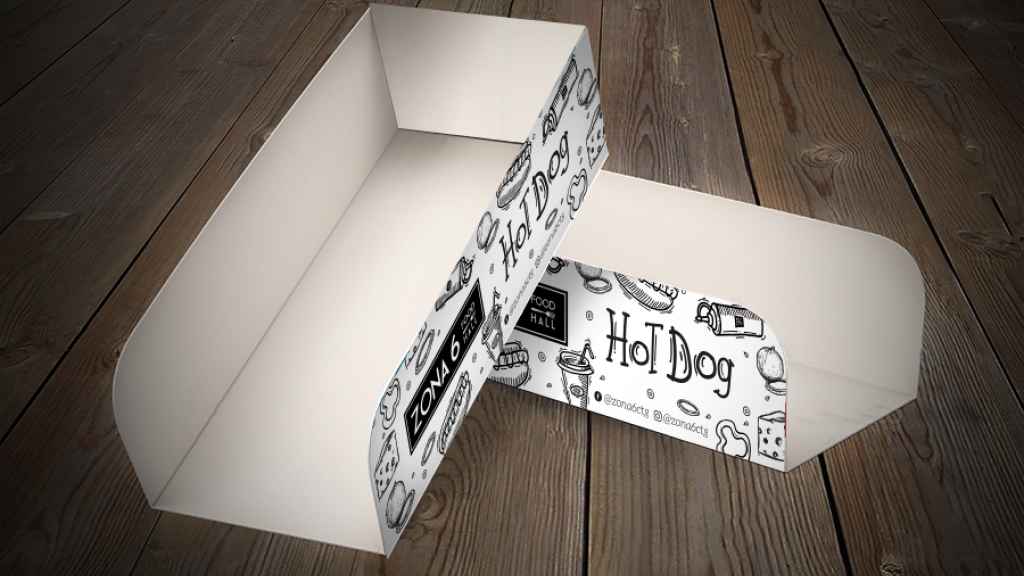 Diseño de packing para restaurante - Trabajos Grupo Creativo Macondo